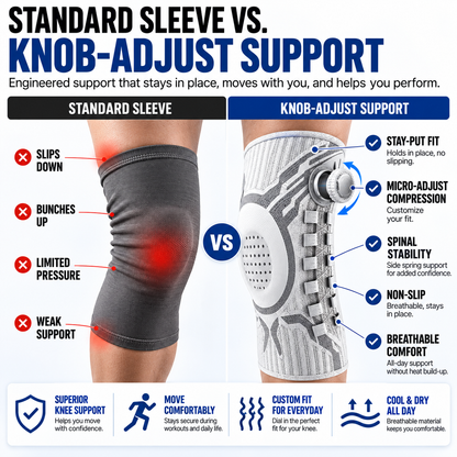 WORAQ  ™FlexDial Knee Brace